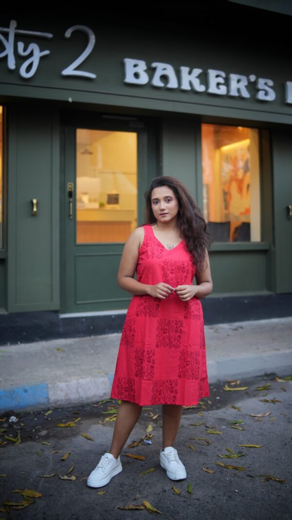 Pure cotton A-line Dress
