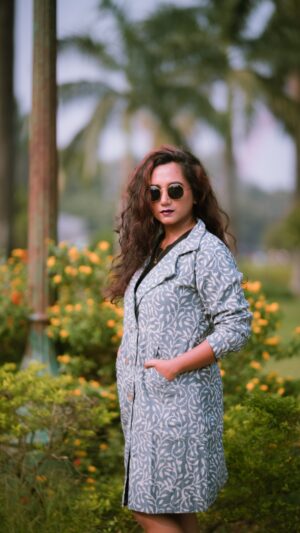 Double Layered Long Jacket