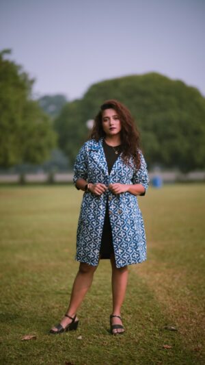 Double Layered Long Jacket