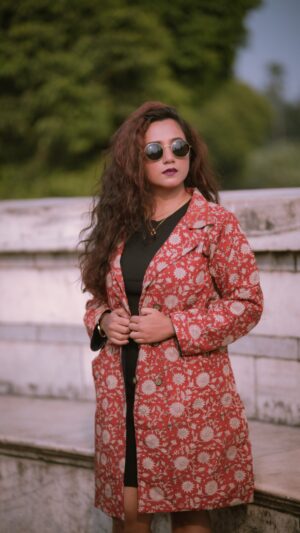 Double Layered Long Jacket