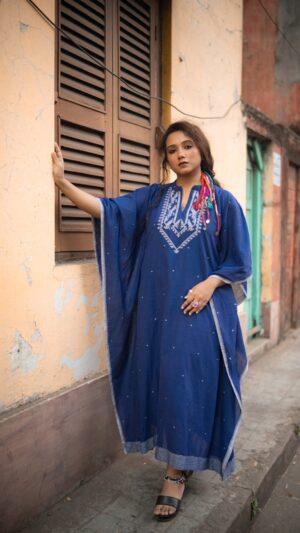 Handwoven Jamdani Kaftan