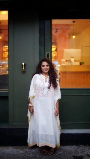 Handwoven Jamdani Kaftan