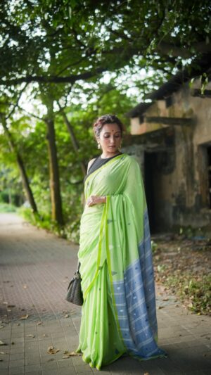 Handwoven Pure Cotton Jamdani Saree