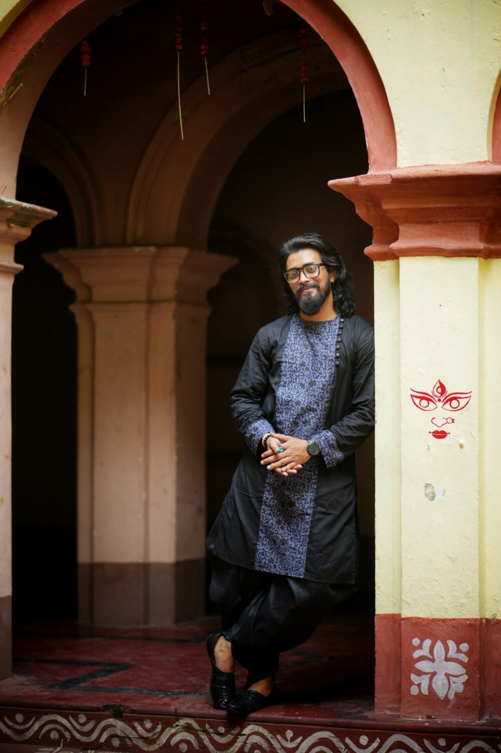 Pure Cotton Long Kurta- Phool