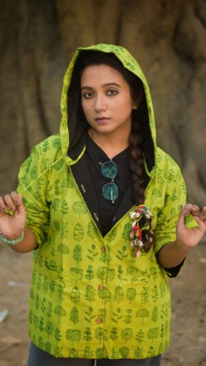 Unisex Hoodie- Block Print