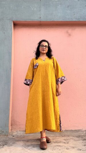 Summer Sorbet Antifit Maxi Dress- Aam Yellow