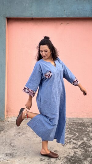 Summer Sorbet Antifit Maxi Dress- Berry Blue
